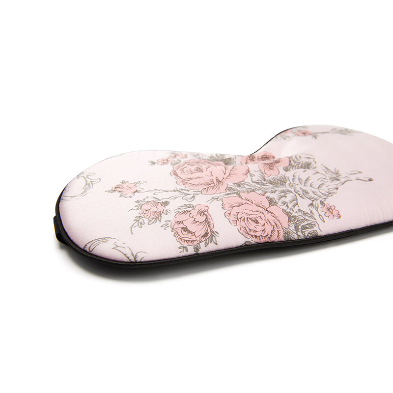 Silk Sleeping Mask with Porcelain Pattern Eye Cover