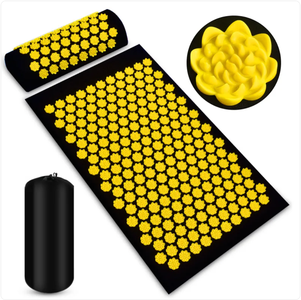 Acupressure Massage Mat and Pillow Set