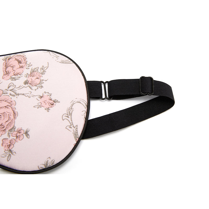 Silk Sleeping Mask with Porcelain Pattern Eye Cover