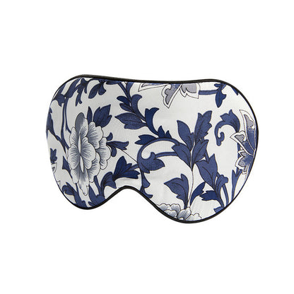 Silk Sleeping Mask with Porcelain Pattern Eye Cover