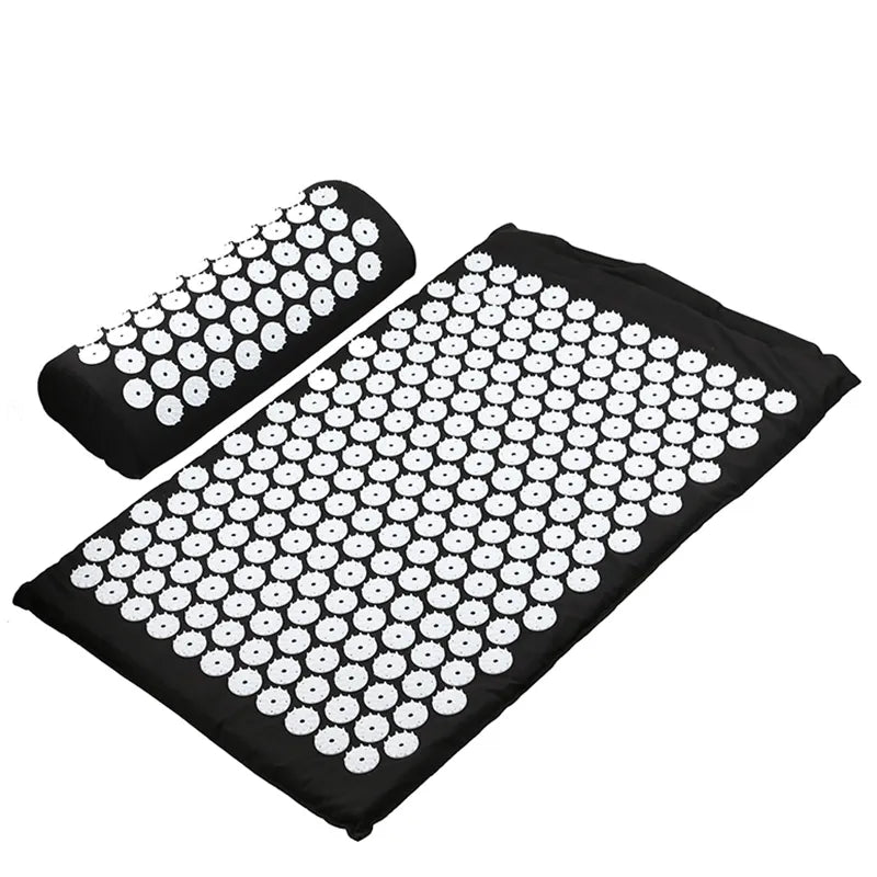 Yoga Acupressure Mat &amp; Pillow Set