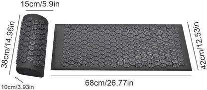 Acupressure Massage Mat and Pillow Set