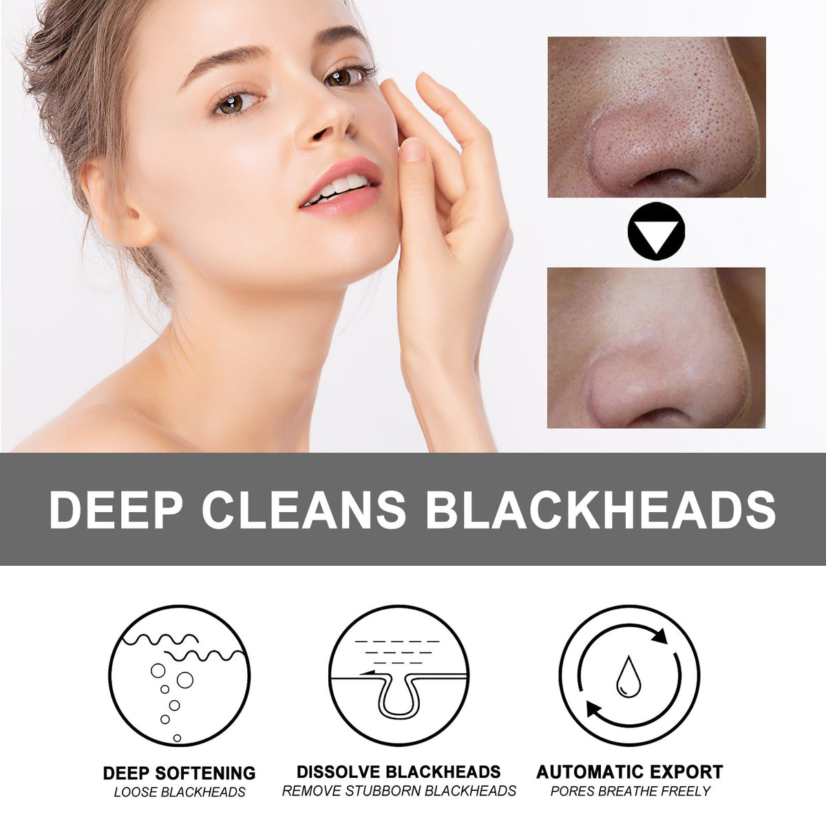 EELHOE Blackhead Cleansing Cream Skin Oil Blackheads 