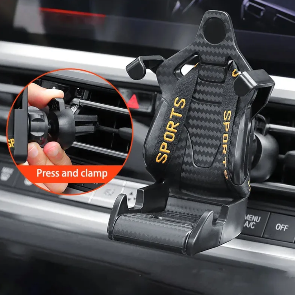 Racing Seat Car Phone Holder -