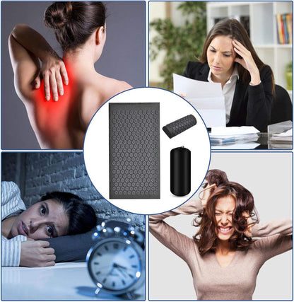 Acupressure Massage Mat and Pillow Set